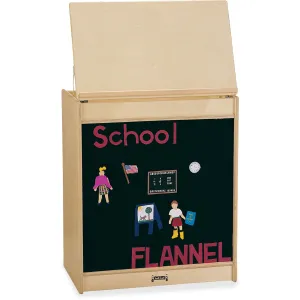 Jonti-Craft Rainbow Accents Big Book Easel Flannel Board