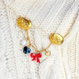 Kate Charms Sweater Pins