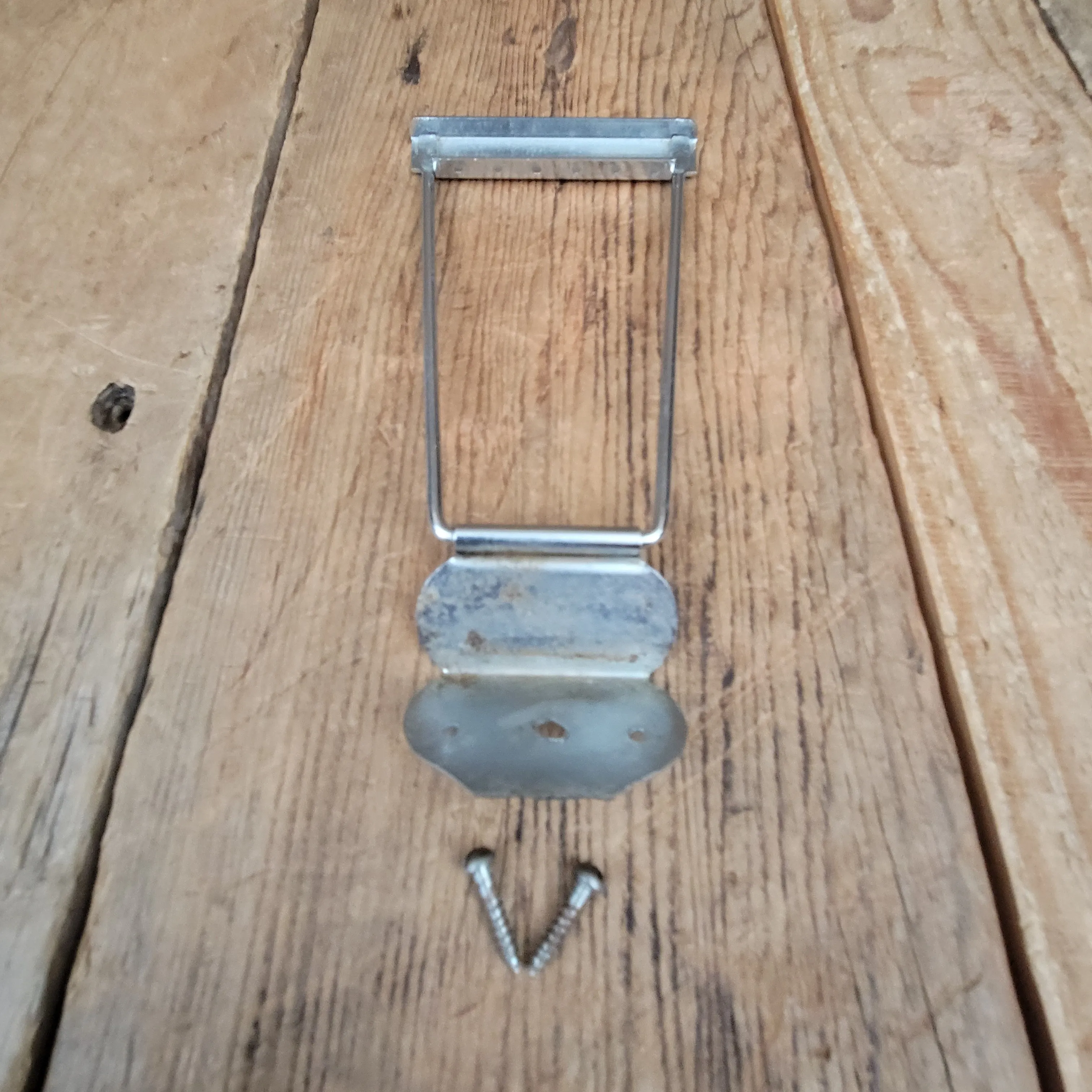 Kay Harmony 1960s Trapeze Tailpiece Chrome Trimmed With Two Screws