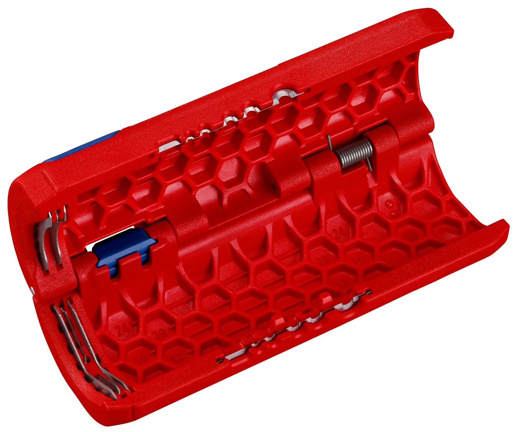 KNIPEX TwistCut Corrugated Pipe Cutter and Wire Stipper 13-32mm Diameter Capacity 100mm 90 22 02 SB
