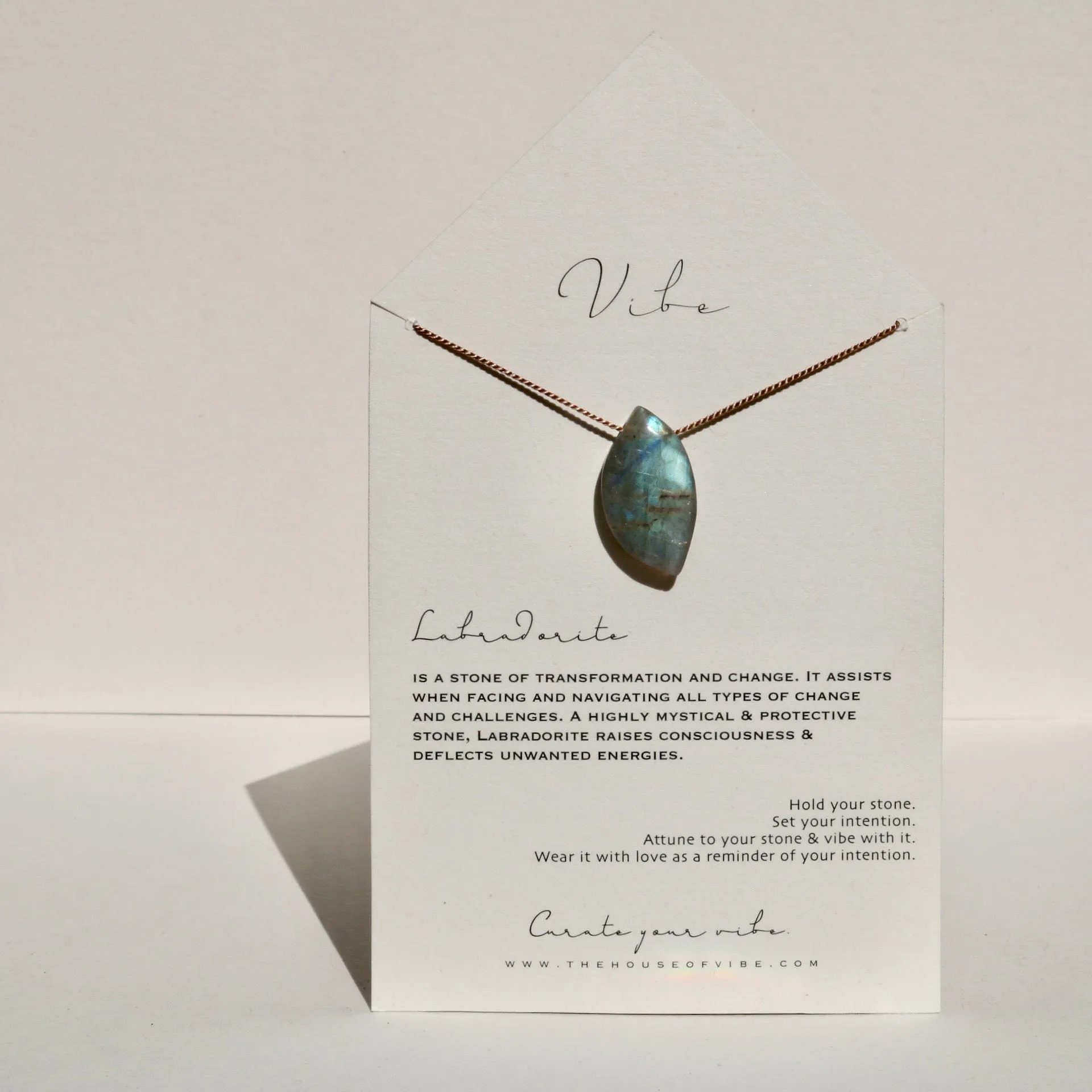 LABRADORITE FREEFORM LEAF