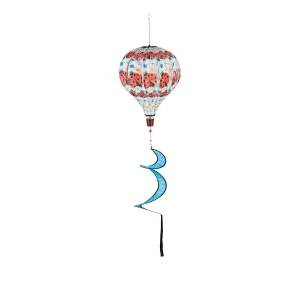 Ladybug Plaid Balloon Spinner,45b333