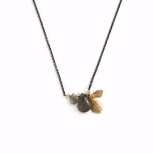 Leaf & Labradorite Necklace