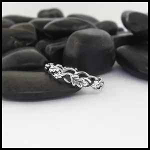 Leaf and Vine Twist Ring