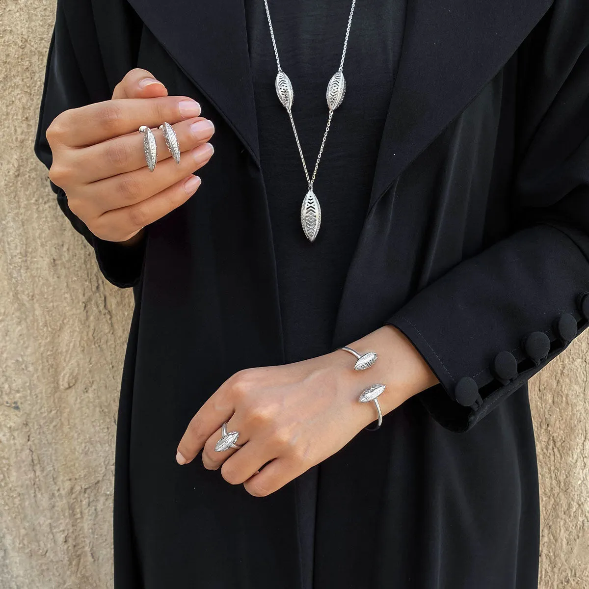 Leaf / Set Silver