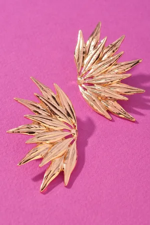 Leaf Stud Earrings