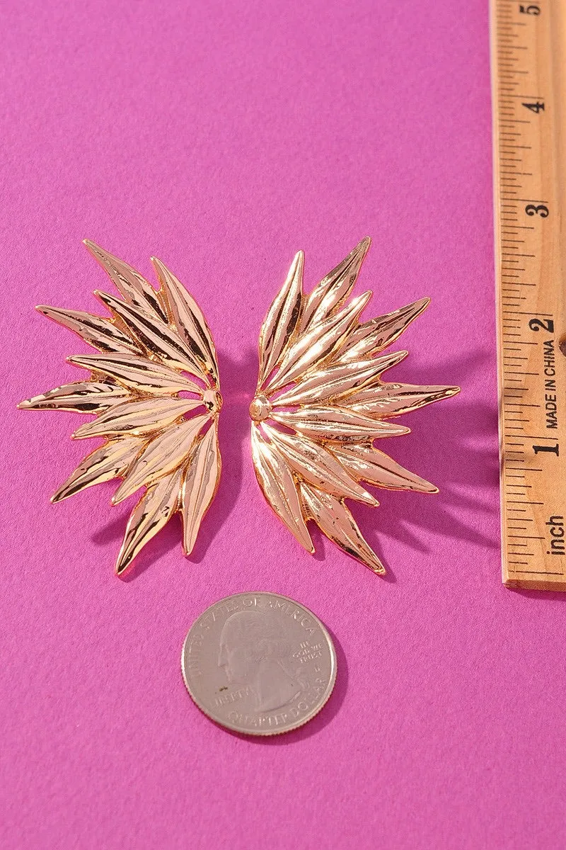 Leaf Stud Earrings
