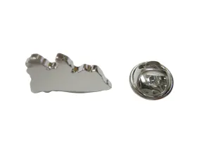 Liberia Map Shape Lapel Pin