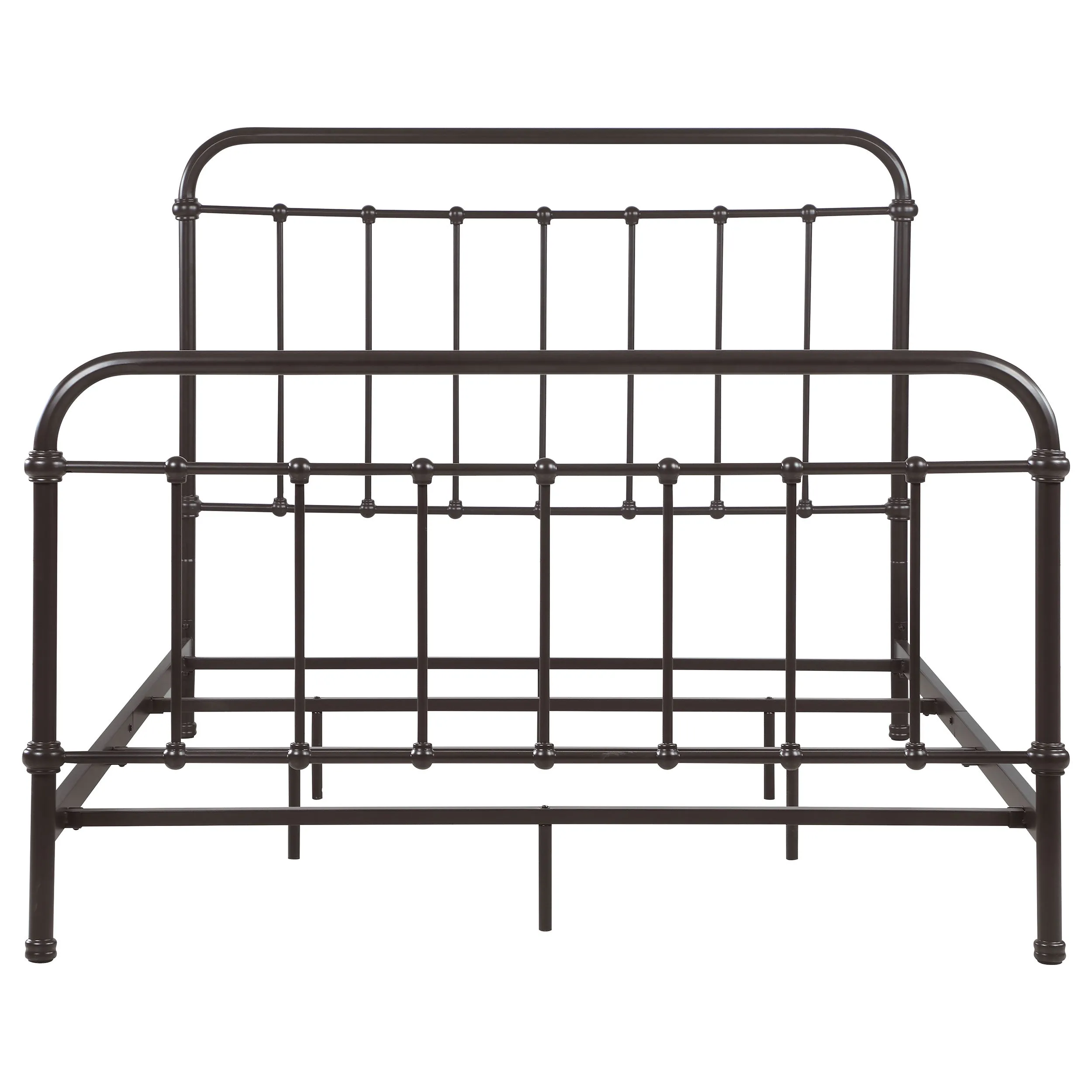 Livingston Metal Eastern King Open Frame Bed Dark Bronze