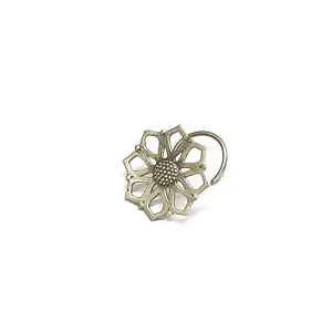 Lotus flower nose pin,Piercing by MOHA
