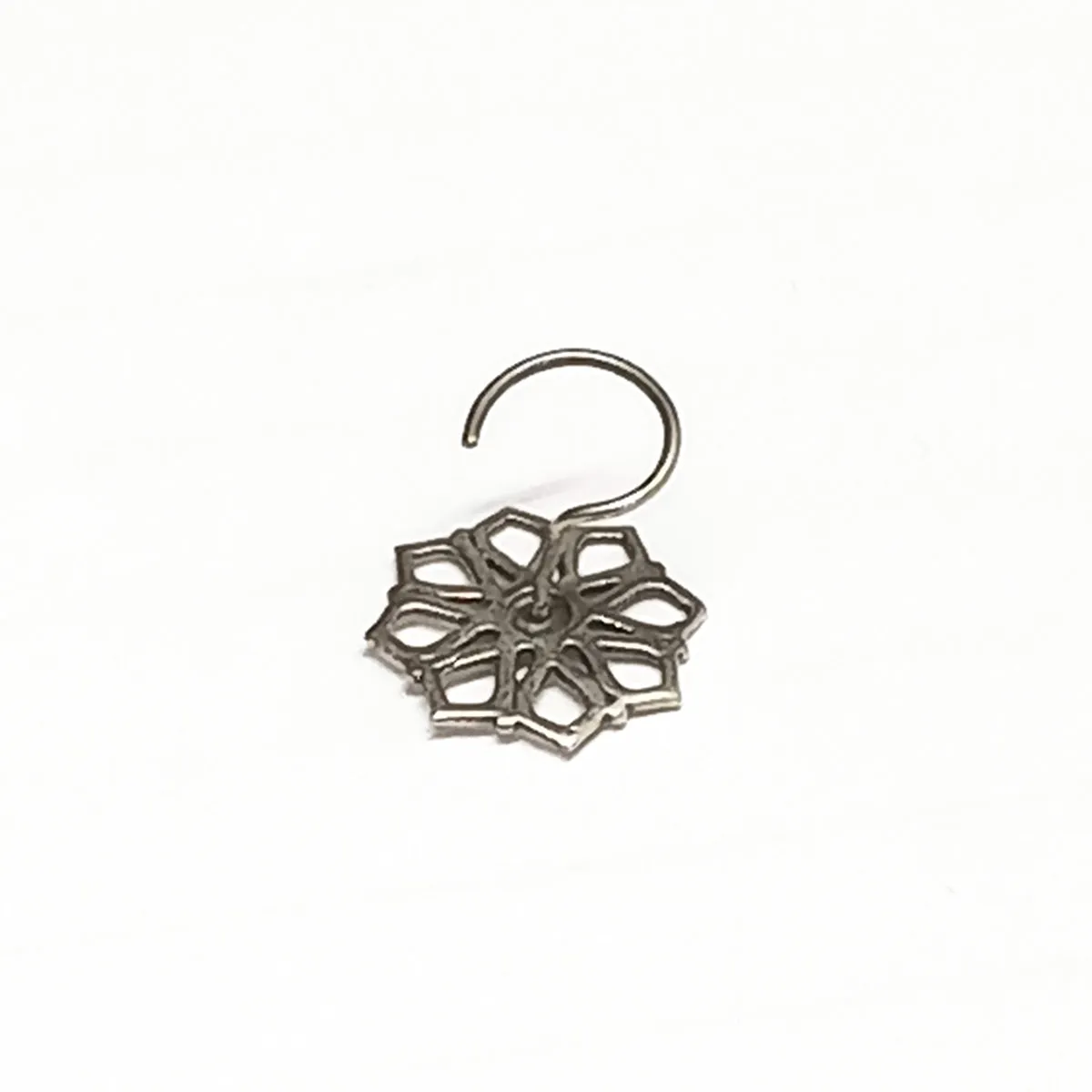 Lotus flower nose pin,Piercing by MOHA