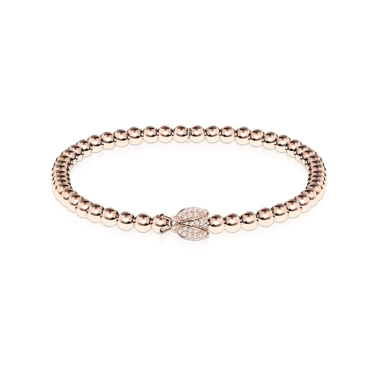 Lucky Bug | 18k Rose Gold | Crystal Ladybug