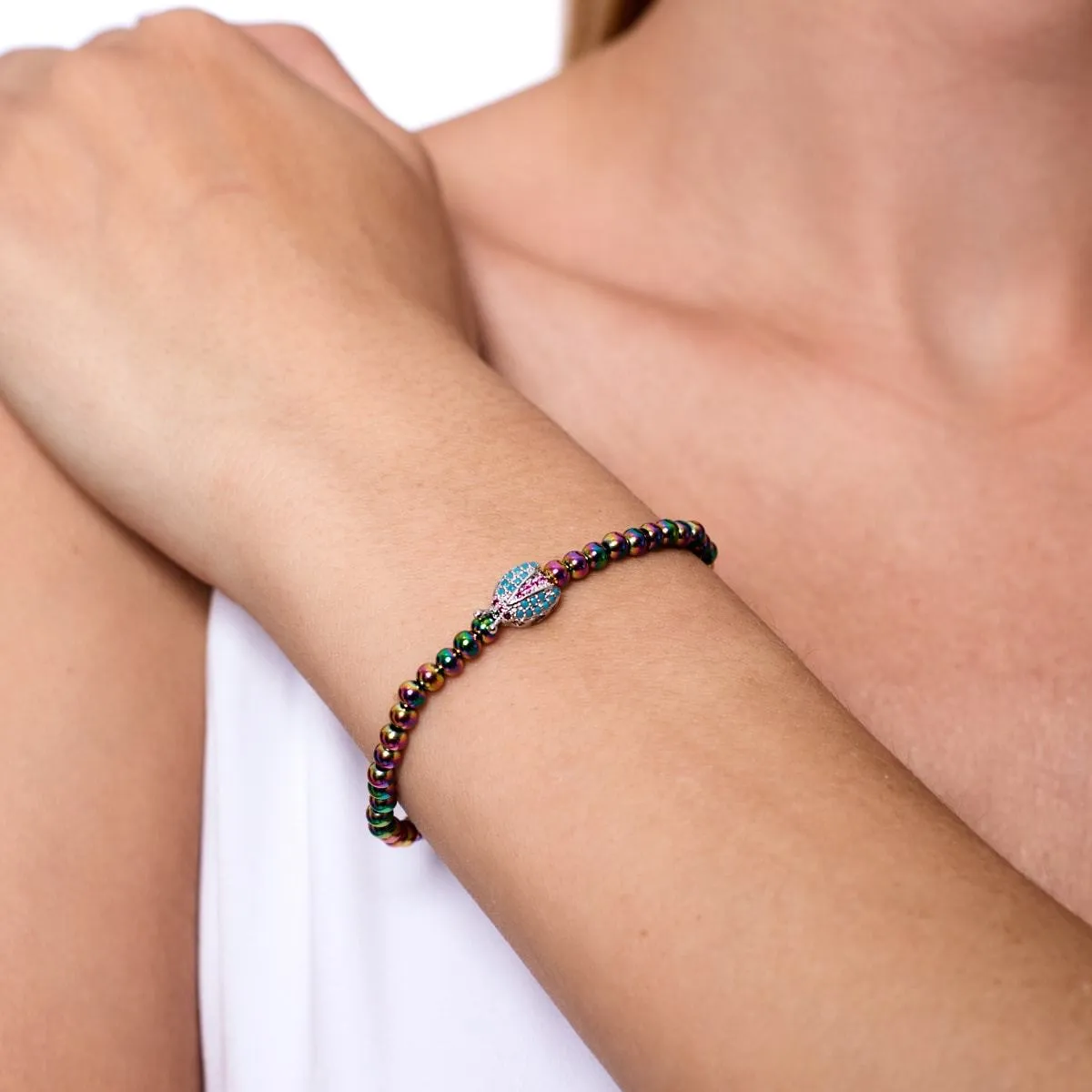 Lucky Bug | Unicorn Silver | Crystal Ladybug