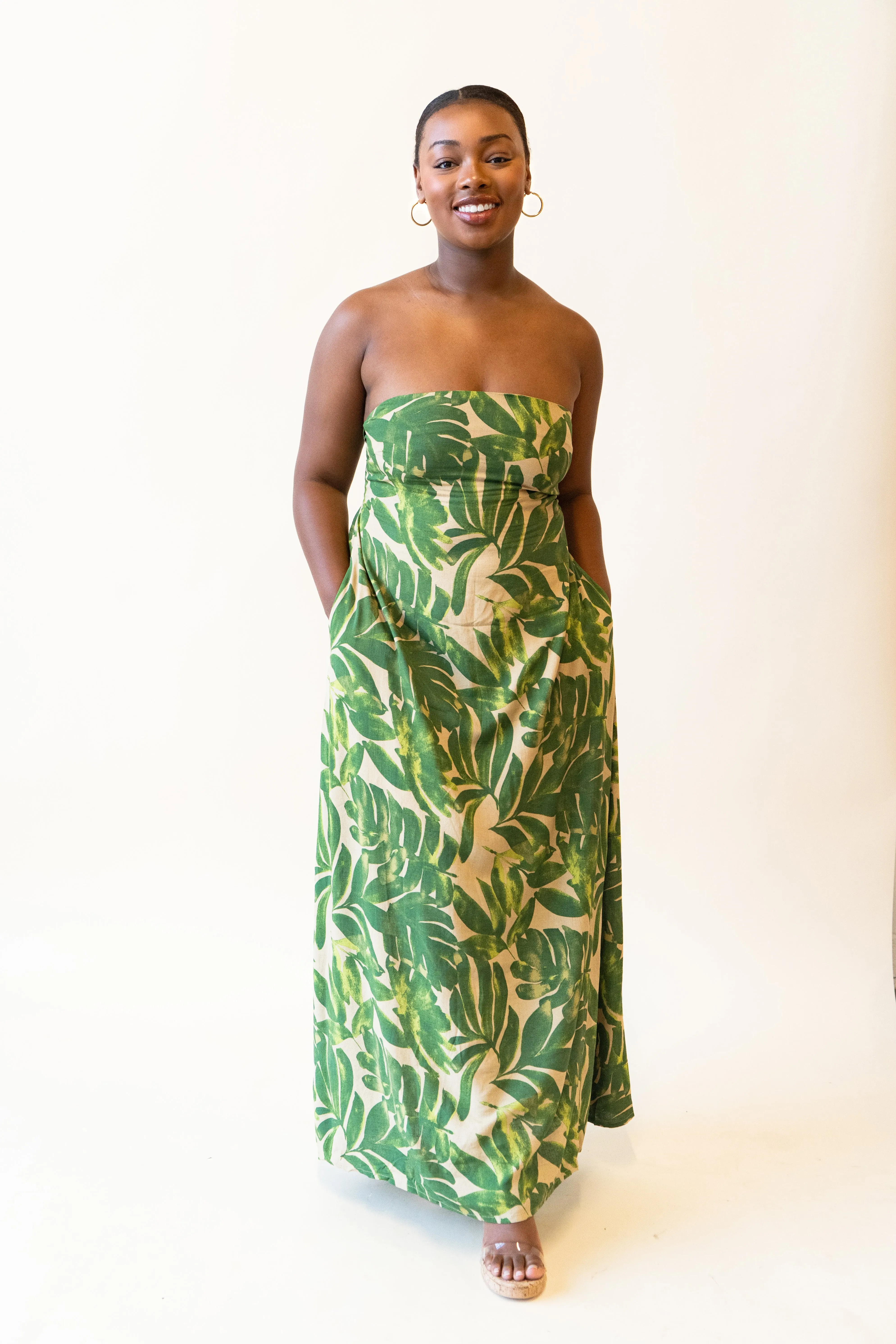 Lush Greenery Maxi Dress