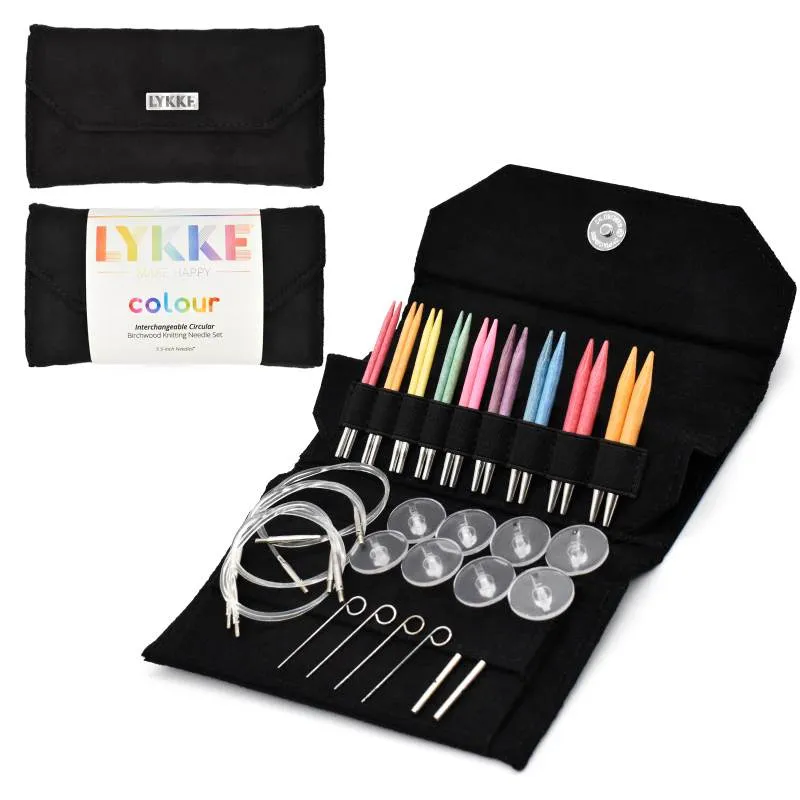 Lykke Color Interchangeable Needle Set 3.5" tips m
