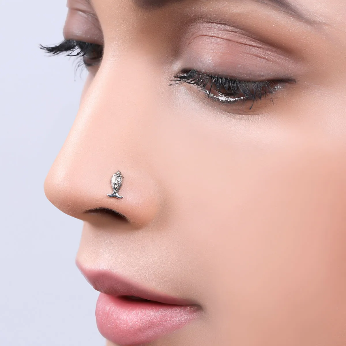 Mahe Silver Nosepin, Piercing by MOHA