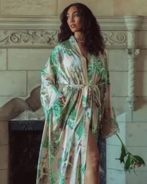 Maxi Robe - Poised Peacock -