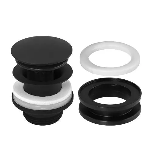 McAlpine 1.25 X 60Mm Clicker Waste Brass In Matt Black