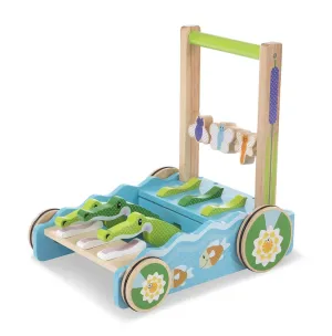 Melissa & Doug Chomp & Clack Alligator Push Toy