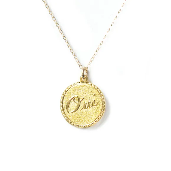 Metal Oui Charm
