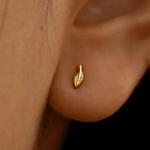 Mini Leaf Earring