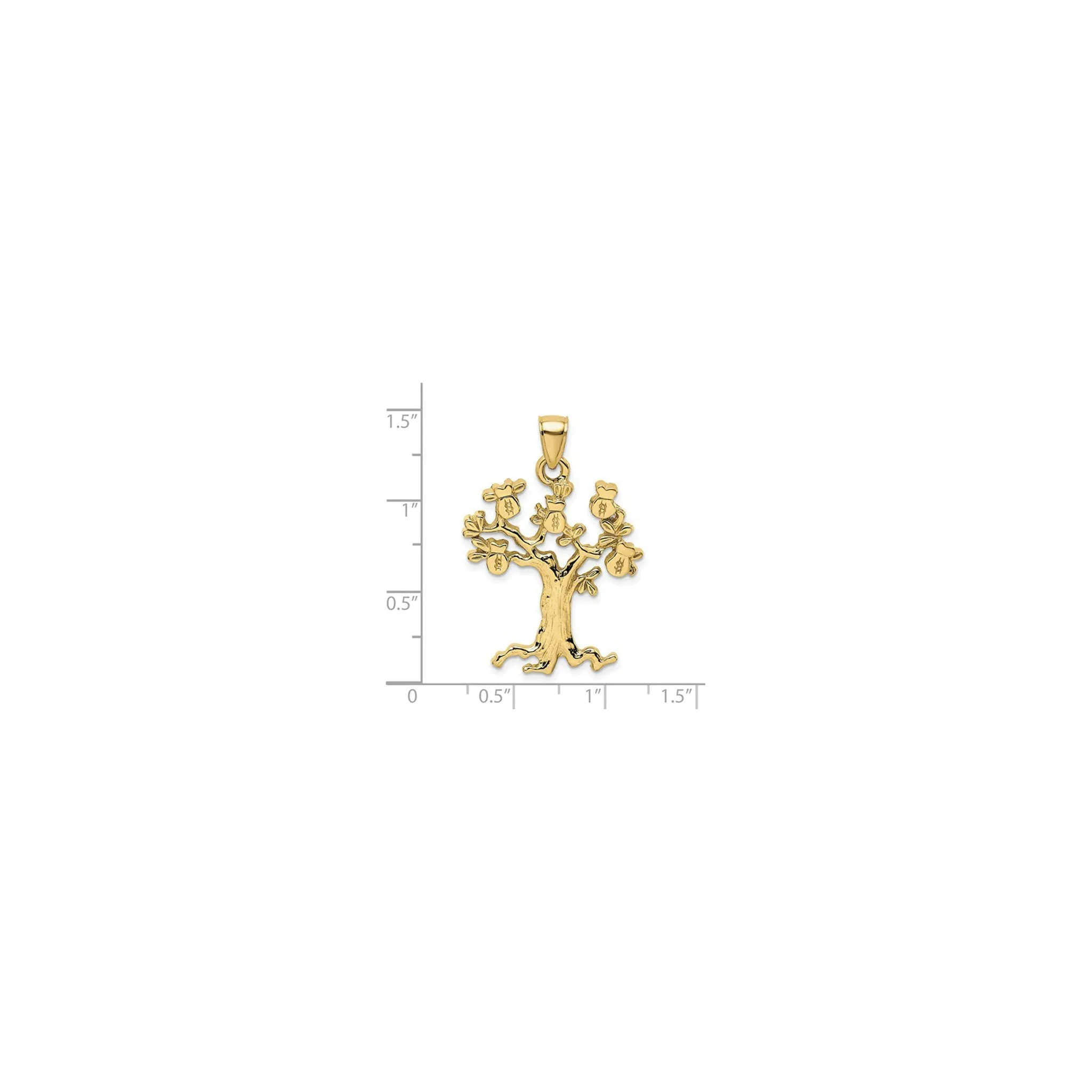 Money Tree Pendant (14K)