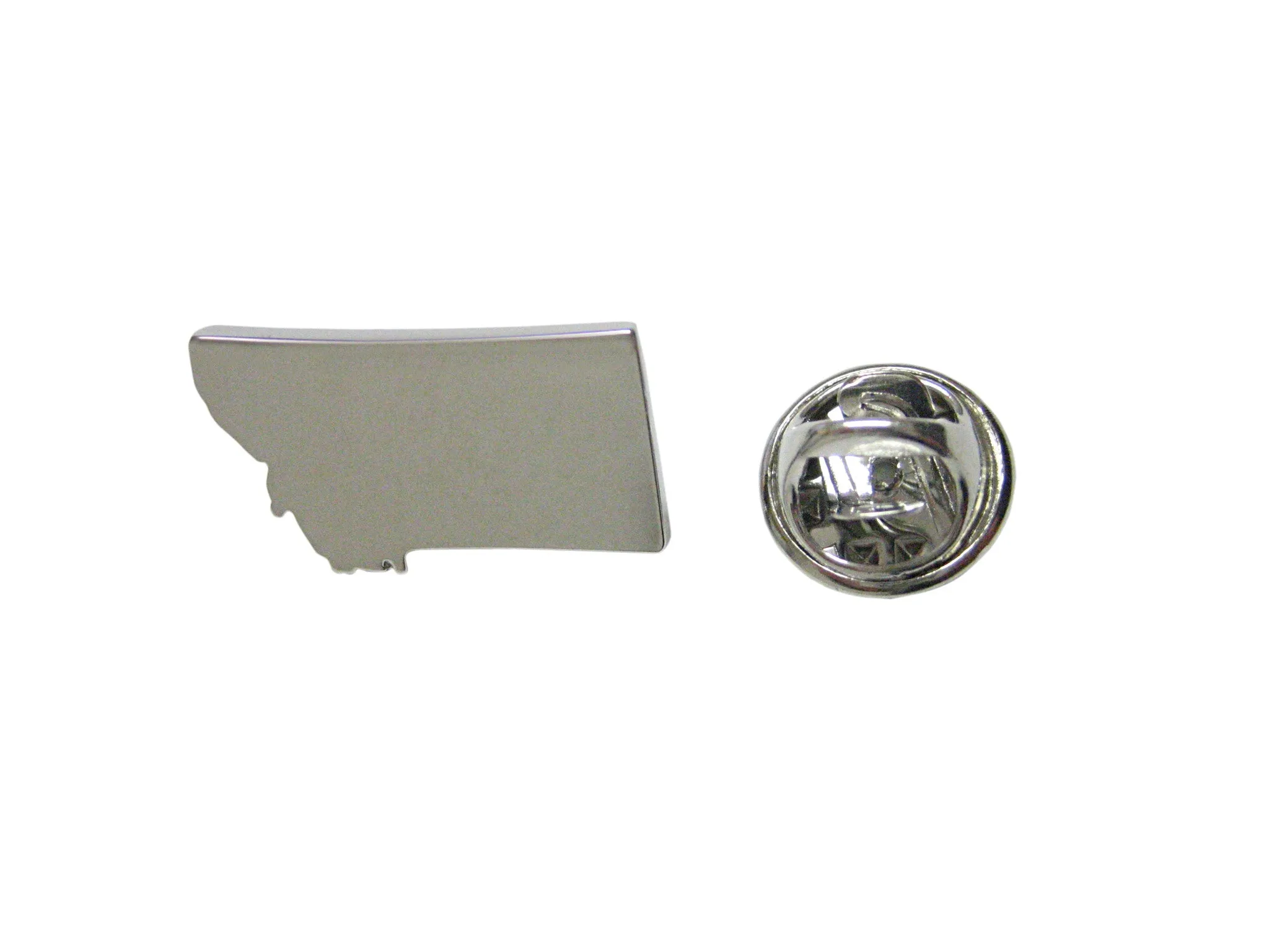 Montana State Map Shape Lapel Pin