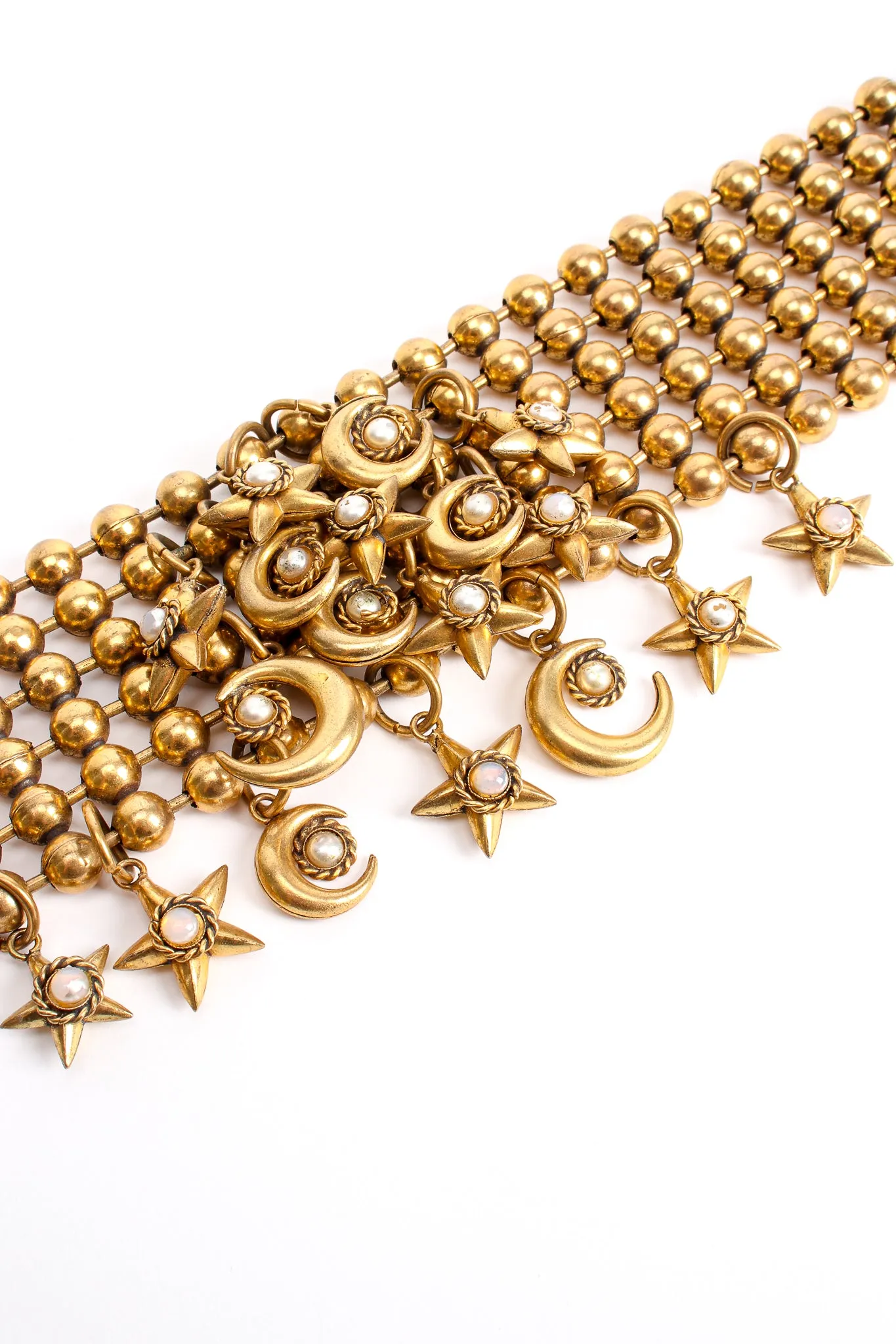 Moon & Stars Ball Bead Choker