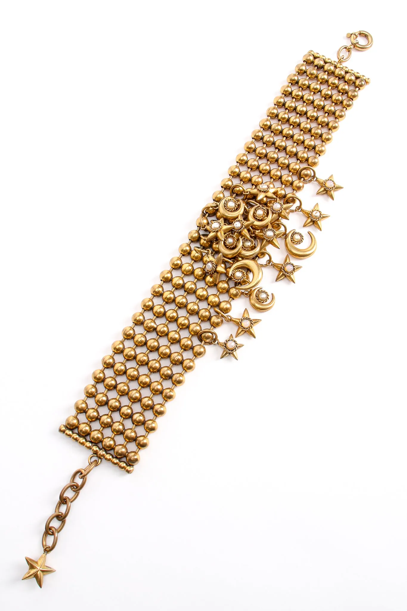Moon & Stars Ball Bead Choker