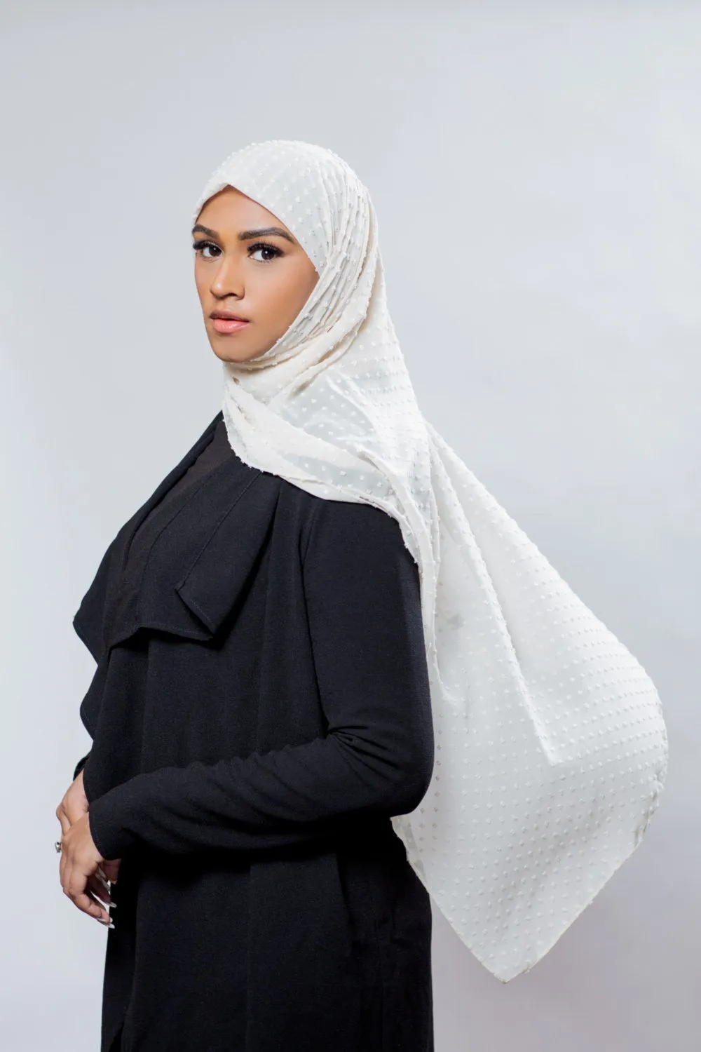 Mosaic Butti Chiffon | Ivory