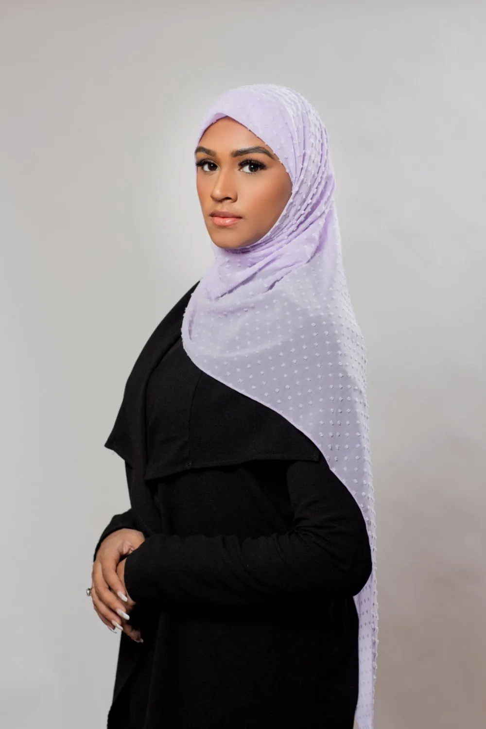 Mosaic Butti Chiffon | Light Purple