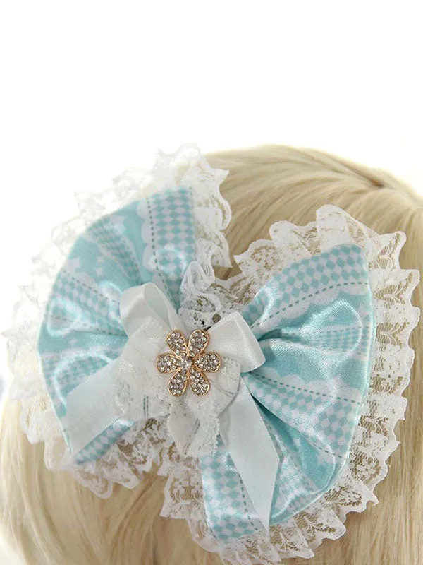 Multicolor Lace Bows Trendy Synthetic Lolita Hair Accessories