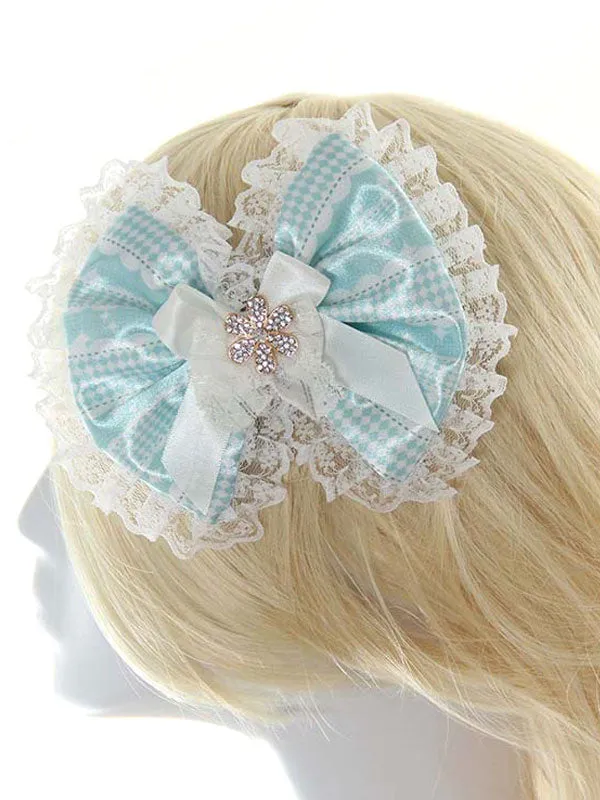 Multicolor Lace Bows Trendy Synthetic Lolita Hair Accessories