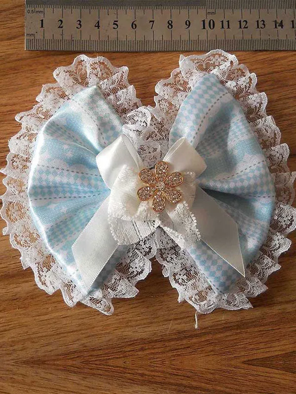 Multicolor Lace Bows Trendy Synthetic Lolita Hair Accessories