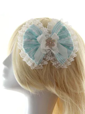Multicolor Lace Bows Trendy Synthetic Lolita Hair Accessories