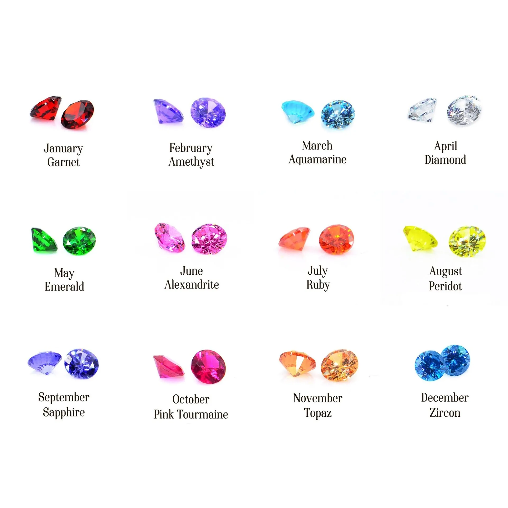 Name Bracelet (Birthstones Optional)