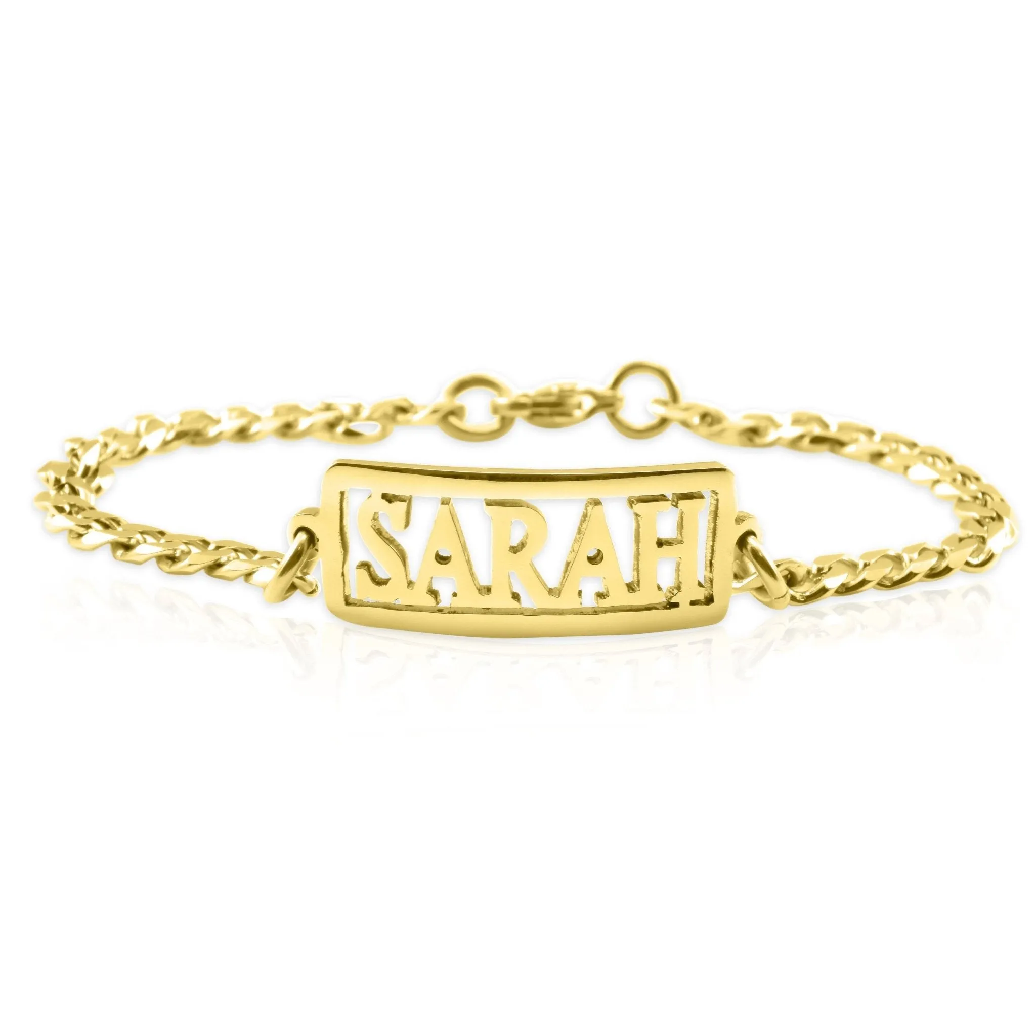 Name Bracelet (Birthstones Optional)