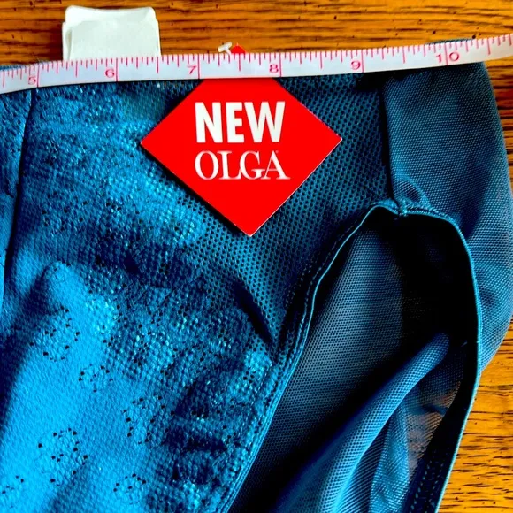 NWT VTG SexyOLGA Panties.Beautiful Lace &amp; ColorBlueAgate.S:M Perfect Condition🎉