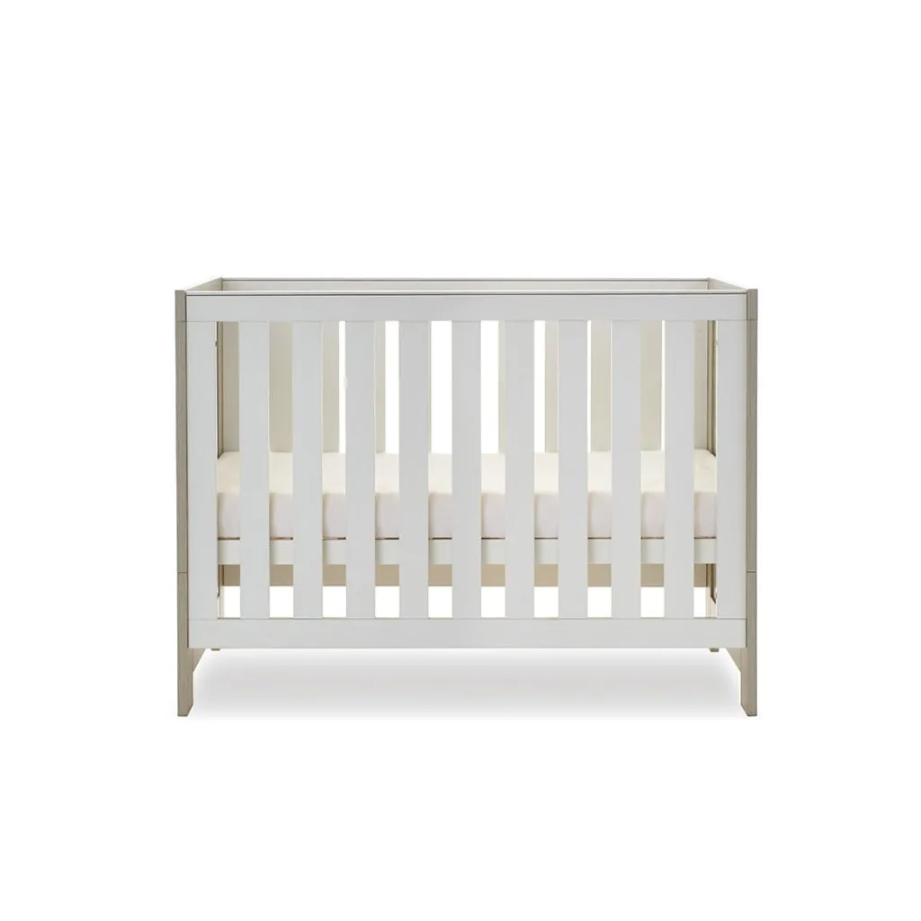 OBABY Nika Mini 2 Piece Room Set & Underdrawer - Grey Wash & White