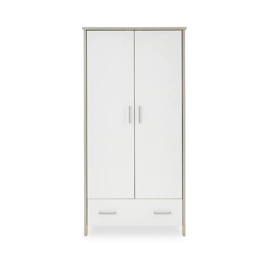 OBABY Nika Mini 3 Piece Room Set - Grey Wash & White