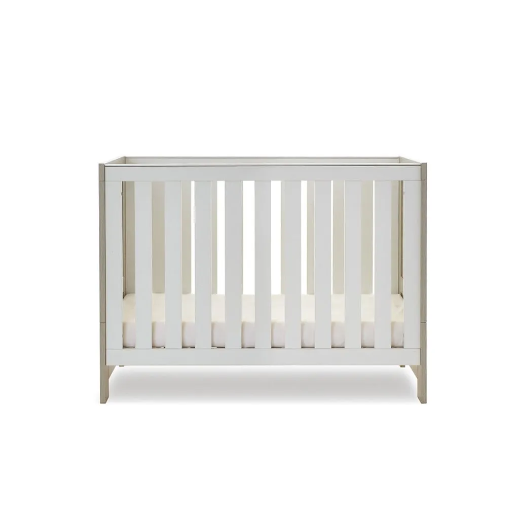 OBABY Nika Mini 3 Piece Room Set - Grey Wash & White