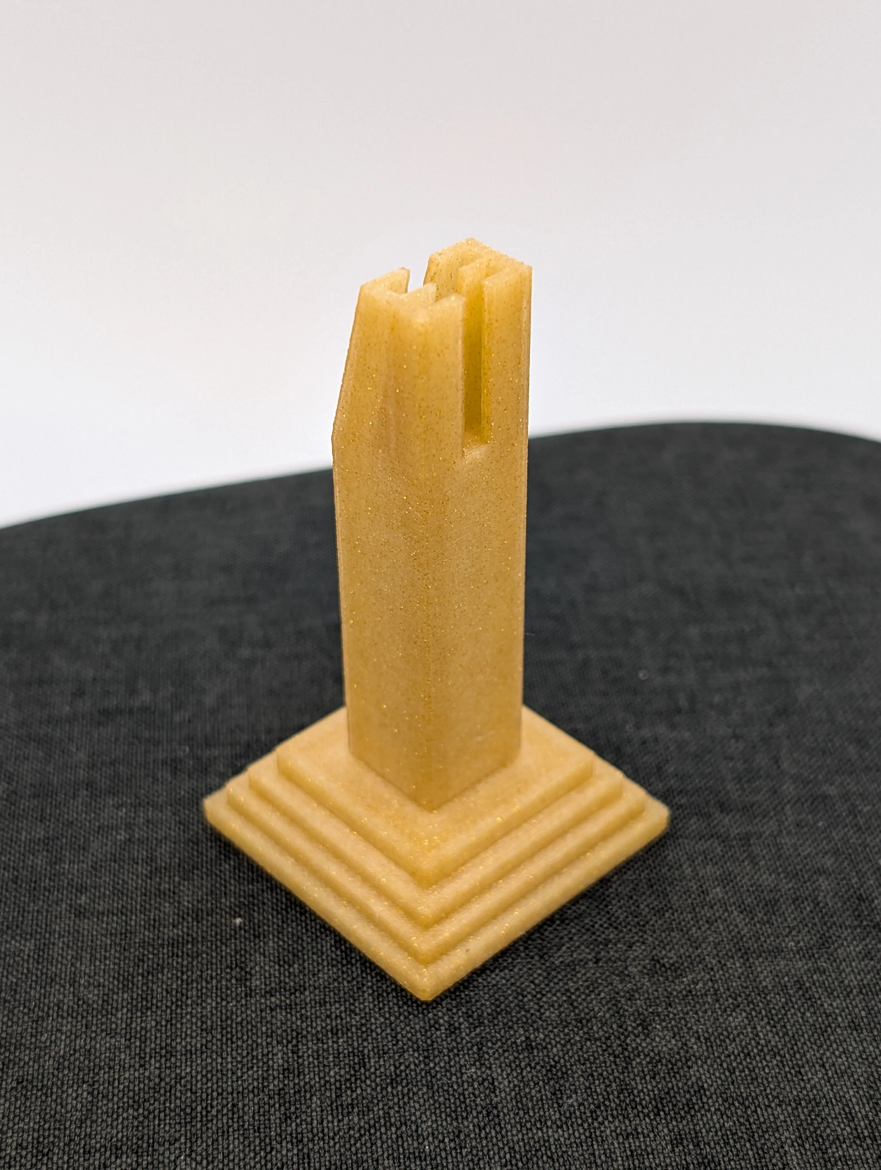 Obelisk 3D printed Hat Pin Stand