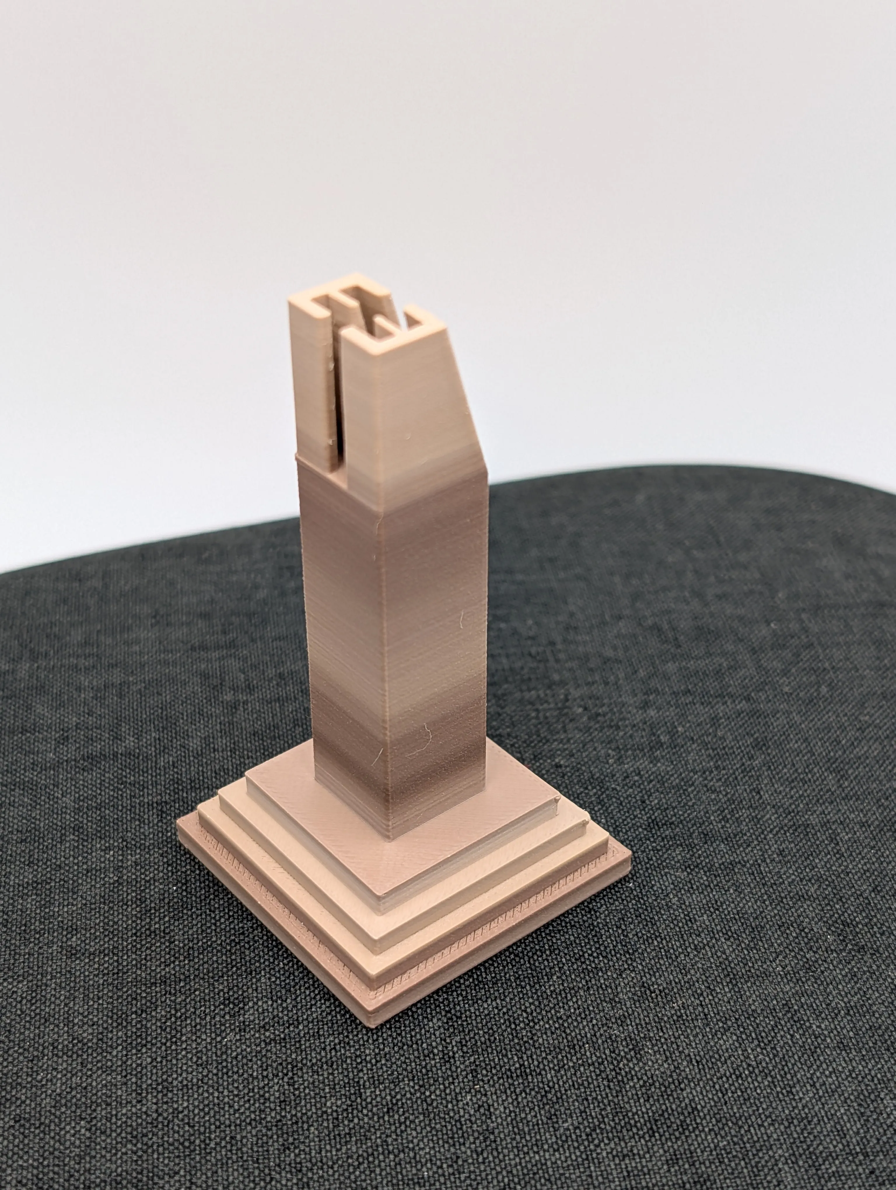 Obelisk 3D printed Hat Pin Stand