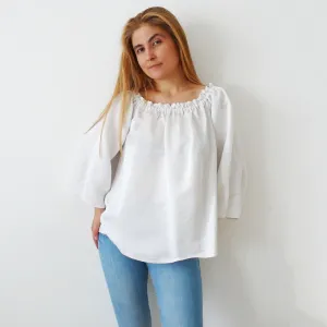 Off-shoulder Top and Dress Sewing Pattern N.79