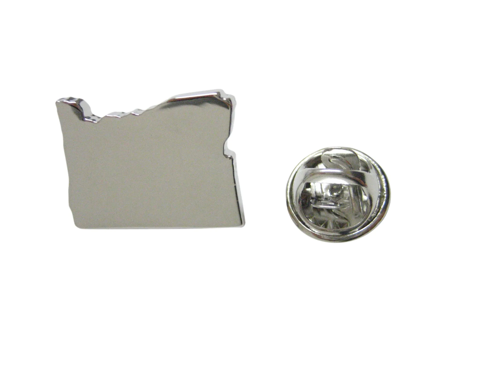 Oregon State Map Shape Lapel Pin
