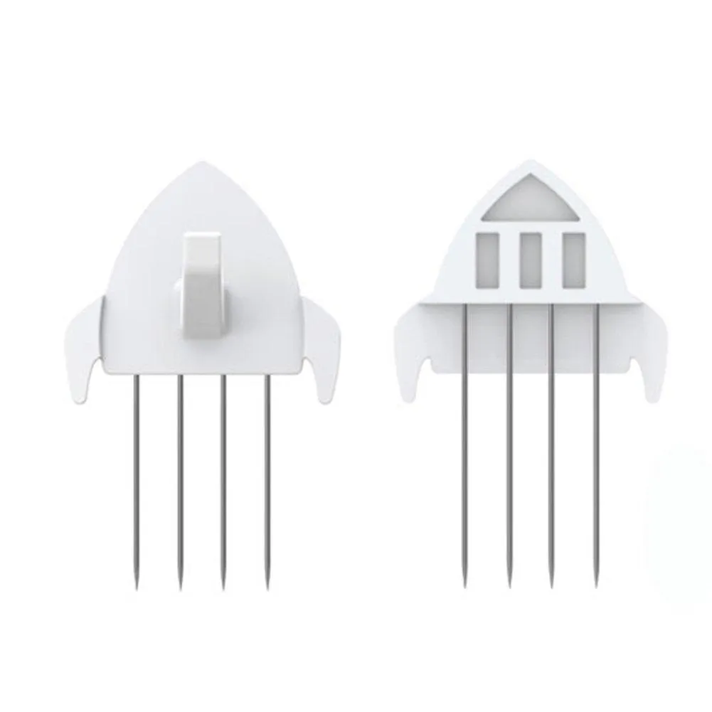 Panel Wall Clip Por Fabric Panels Paper Wall Metal Pin Cubicle Hooks Key Hangers 7pcs (White)