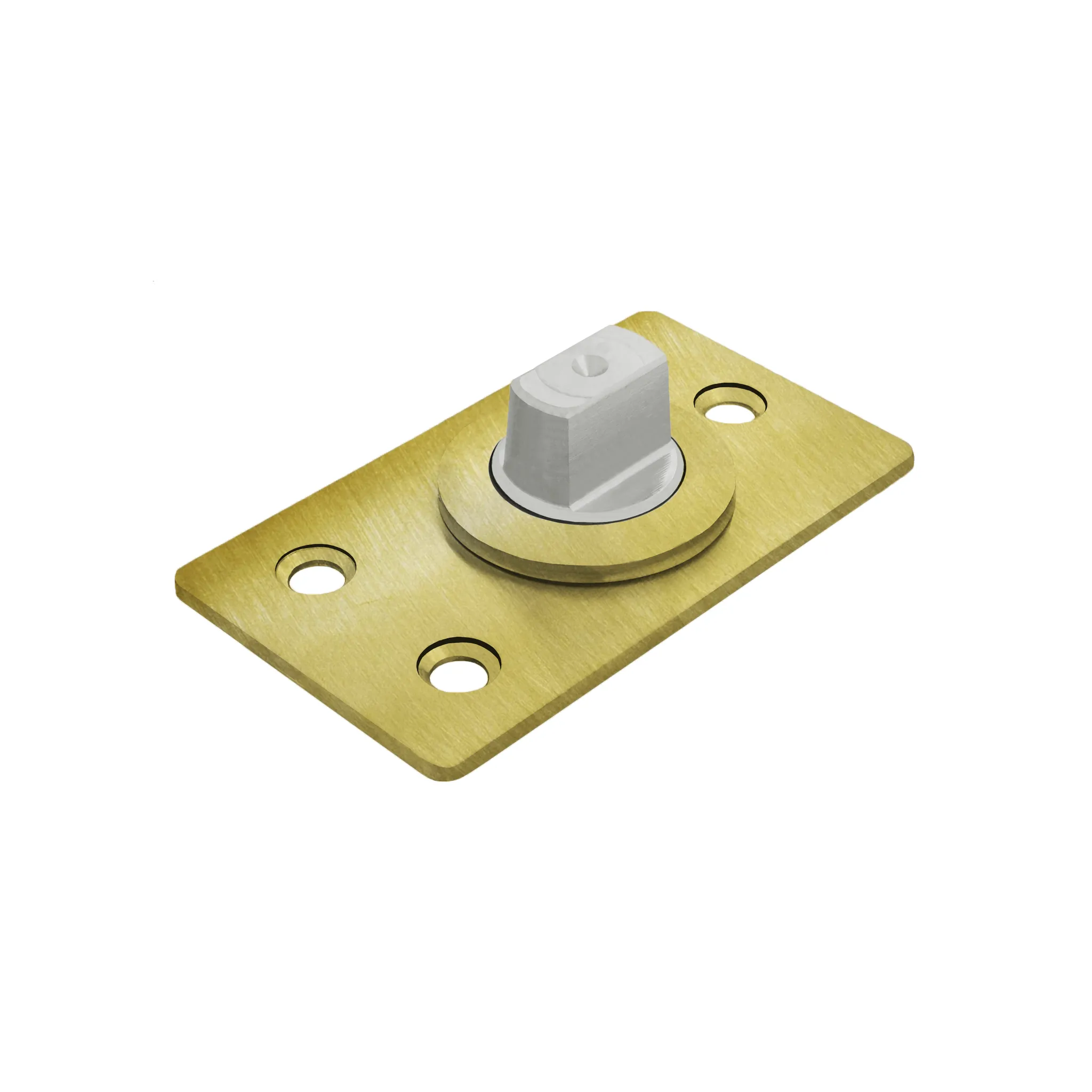 Patch Pivot (PPIV Series) - Bottom Free-Swinging Pivot for Floor Mount (BS, MBL, PS, SB) [PPIV402/6607]