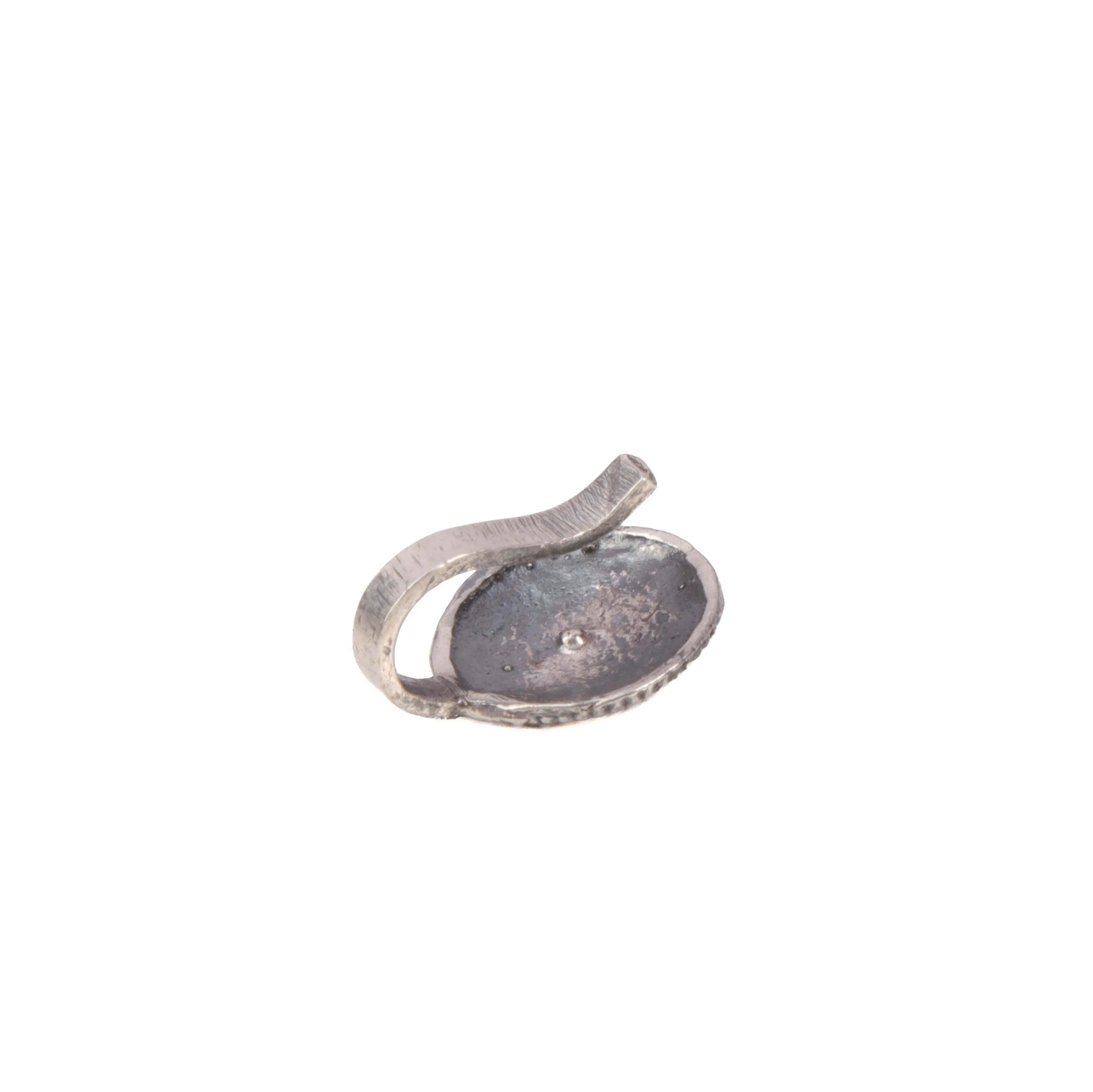 Phool Mandala Silver Nose Pin - Clip On by MOHA