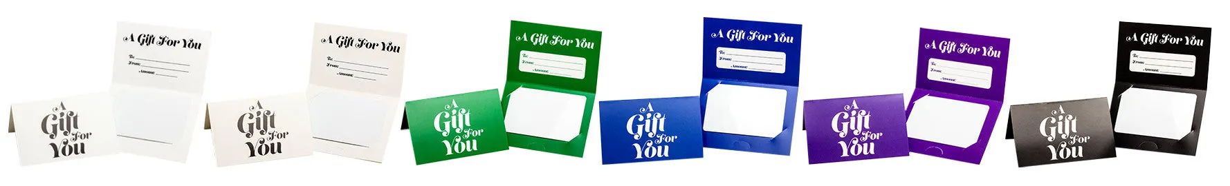 Pre-Printed Generic Folded Gift Card Holder