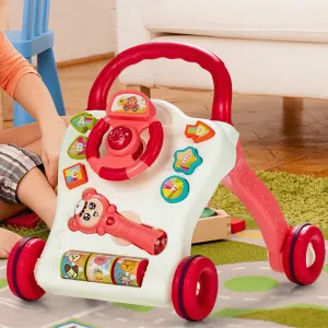Premium Colorful Baby Sit / Stand Wheeled Musical Activity Push Walker